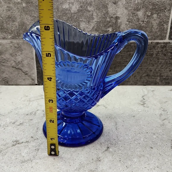 Vintage AVON Cobalt Blue Pitcher Old Mount Vernon - Picture 2 of 12